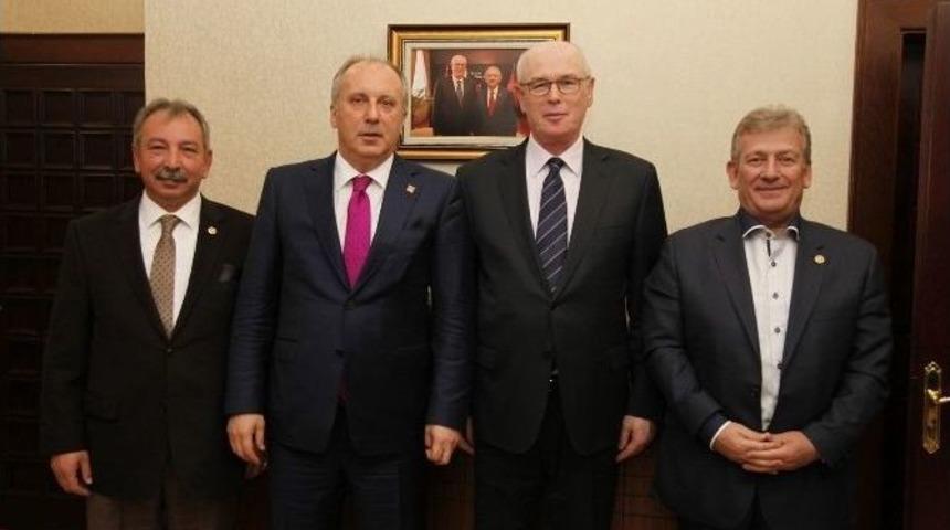 Chp&rsquo;li Vekillerden Başkan Kurt&rsquo;a Ziyaret