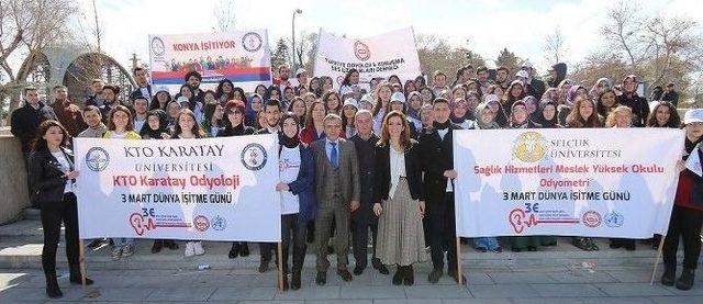 Kto Karatay Üniversitesi Odyoloji Topluluğu İle “konya İşitiyor”