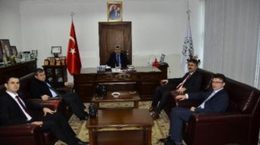 Başsavcısı Ve Ağır Ceza Reisi Başkan Yiğit&rsquo;i Makamında Ziyaret Ettiler