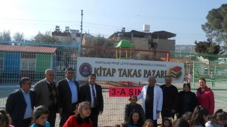 İlkokulda Kitap Takas Pazarı Kuruldu