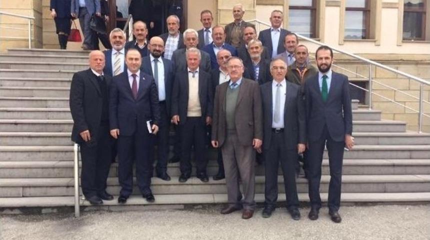 &Ccedil;atalzeytinli Muhtarlar, Vali G&uuml;naydın&rsquo;ı Ziyaret Etti