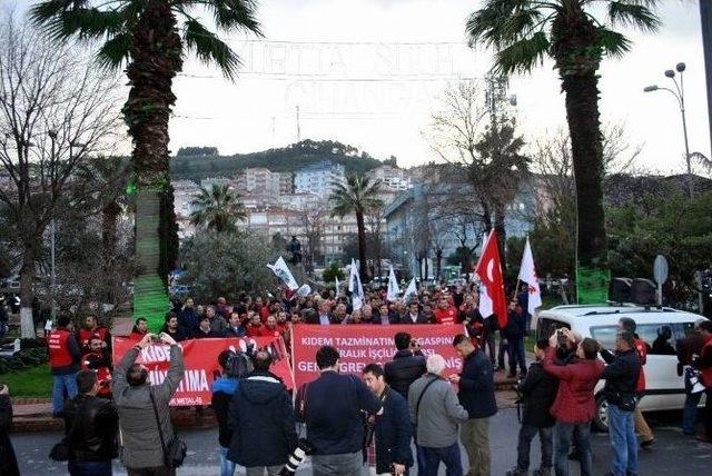 Metal İşçileri Kıdem Tazminatı İçin Yollara Döküldü