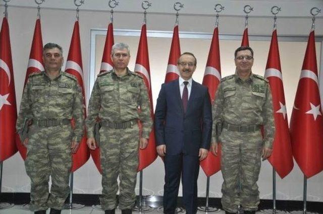 Jandarma Genel Komutanlığı Kurmay Başkanı Muş Valisini Ziyaret Etti 1