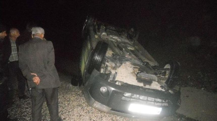 Adıyaman&rsquo;da Otomobil Takla Attı: 1 Yaralı