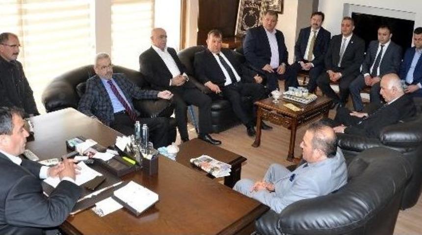 Almanya Ve İstanbul Aksaraylılar Derneği&rsquo;nden Ziraat Odasına Ziyaret