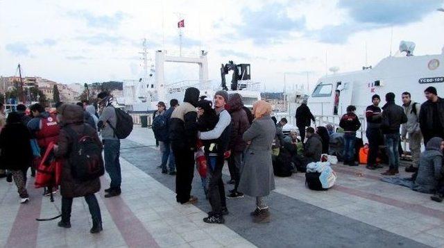 Çeşme’de, 15 Saatte 505 Sığınmacı Yakalandı