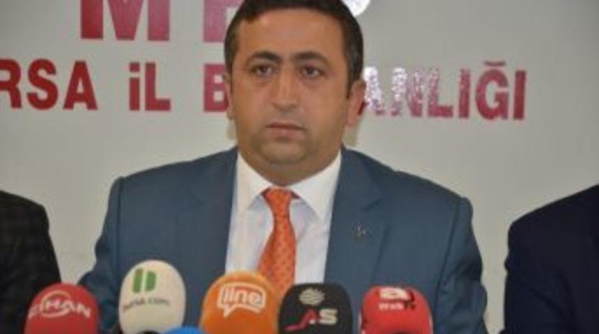 Mhp Bursa İl Başkanı Yılmaz: