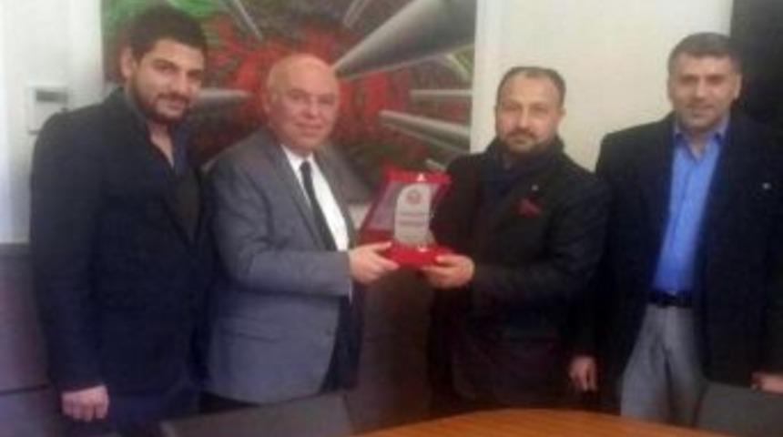 Roman Derneğinden Başkan Eşkinat&rsquo;a Ziyaret