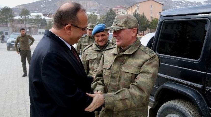 Korgeneral Ocaklı&rsquo;dan Vali Canbolat&rsquo;a Ziyaret