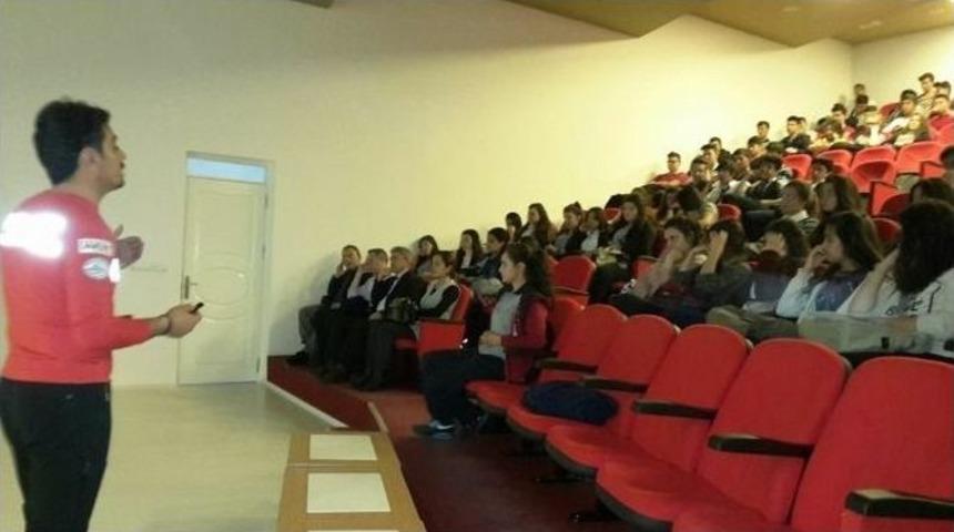 Sarıg&ouml;l Akut&rsquo;tan &Ouml;ğrencilere Deprem Semineri