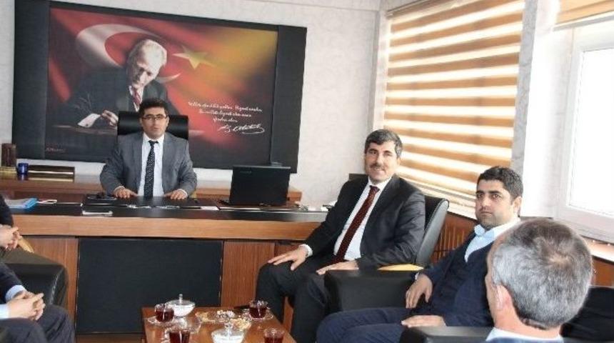 Başkan Asya&rsquo;dan Kaymakam &Ccedil;etin&rsquo;e Ziyaret