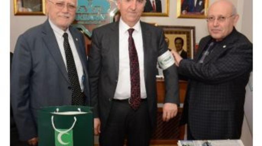 Yeşilay Şube Başkanından Aksaray Belediyesine Ziyaret