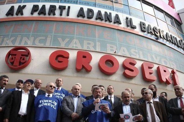 35 Bin İş&ccedil;inin İmzası Ak Parti İl Başkanlığı&rsquo;na Teslim Edildi 2