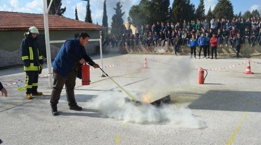 Kula&rsquo;da Doğal Afet Ve Yangın Tatbikatı