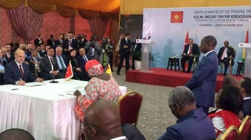 Cumhurbaşkanı Erdoğan&rsquo;ın Afrika Ziyaretlerinin Son Ayağı Gine&rsquo;de