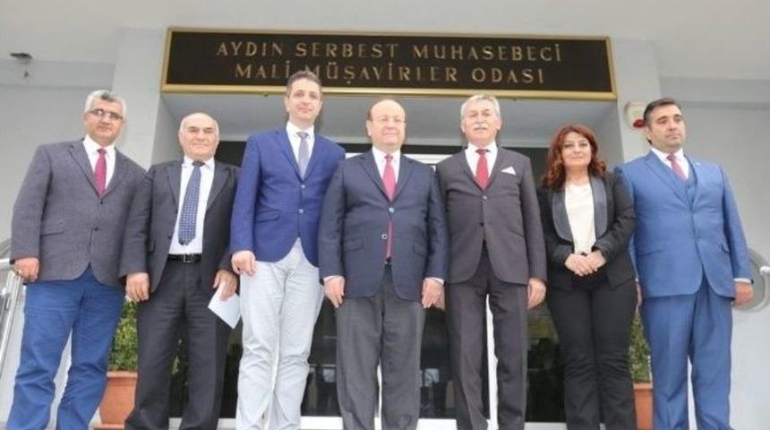 Başkan &Ouml;zakcan, Aydın Smmmo&rsquo;yu Ziyaret Etti