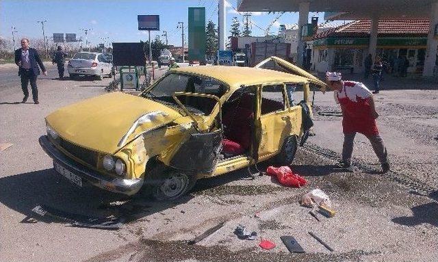 Konya’da Trafik Kazası: 1 Yaralı