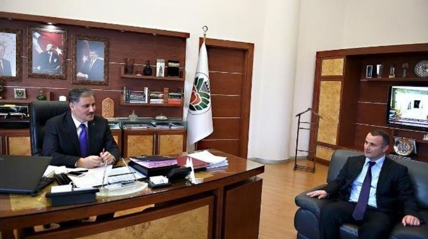 Mimarlar Odası Malatya Şubesi, Başkan &Ccedil;akır&rsquo;ı Ziyaret Etti