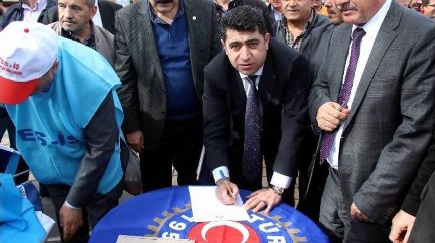 T&uuml;rk-iş Kayseri İl Temsilcisi İdris G&uuml;ven:
