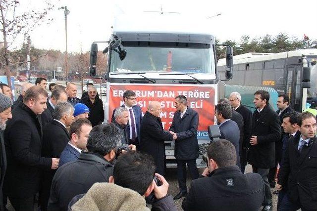 Erzurum’dan Terör Mağdurlarına Yardım