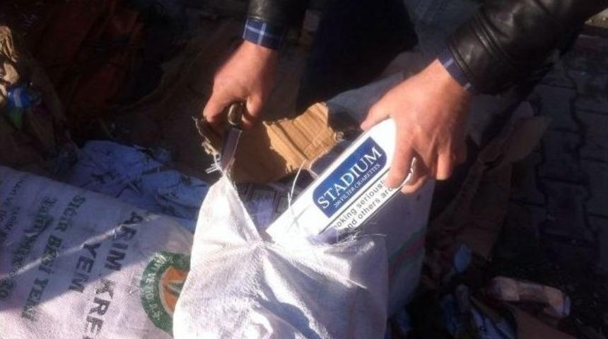 Afyonkarahisar&rsquo;da Polis 172 Bin Paket Ka&ccedil;ak Sigara Ele Ge&ccedil;irdi