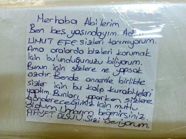 Anaokullu Miniklerden Asker Ve Polis Ağabeylerine Hediye 2