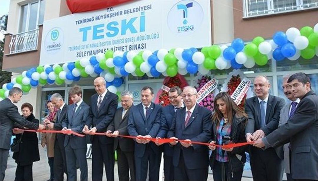 Teski S&uuml;leymanpaşa Hizmet Binası A&ccedil;ıldı