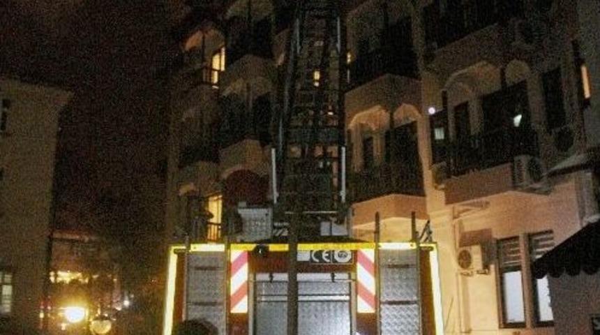 &Ouml;ğretmenevinde Baca Yangını