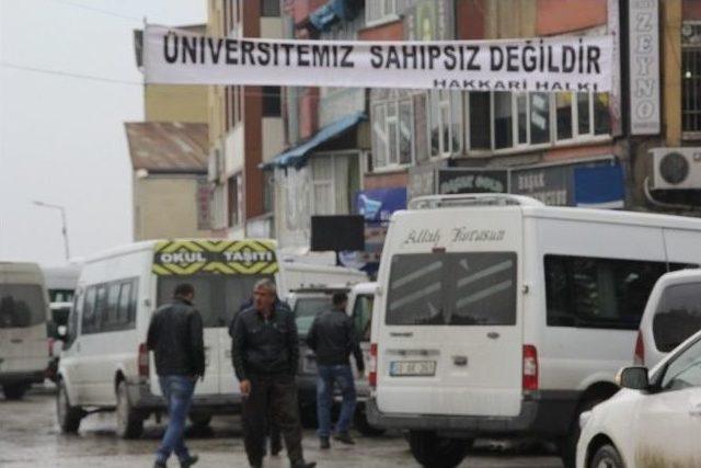 Hakkari’de Üniversitenin Taşınacağı İddialarına Tepki