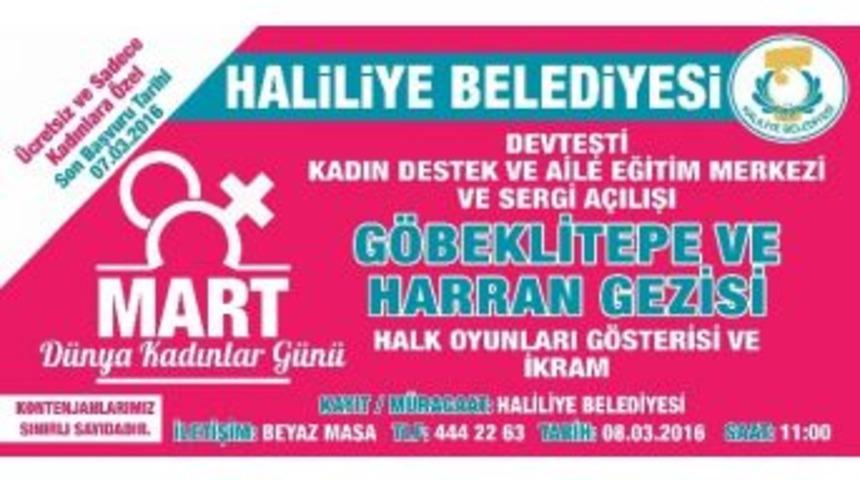 Haliliye Belediyesinden Kadınlar G&uuml;n&uuml;&rsquo;ne &Ouml;zel Etkinlik