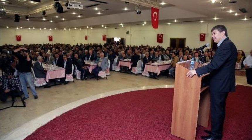 T&uuml;rel, Akdeniz Sanayi Sitesi Esnafıyla Buluştu