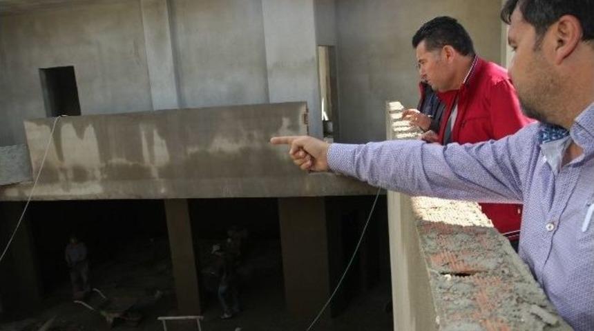 Başkan Kocadon, Cemevi İnşaatını İnceledi