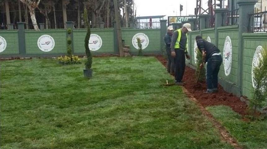 Reyhanlı Mezarlık Kompleksinin Peyzaj Ve &Ccedil;evre D&uuml;zenlemesi Yapıldı