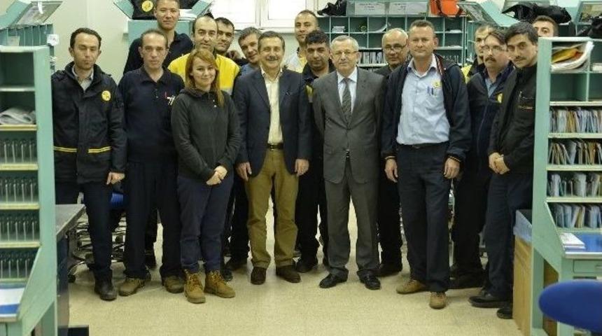 Başkan Ata&ccedil; Postacılarla Buluştu