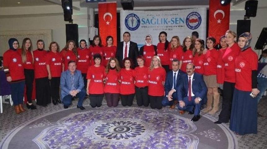 Sağlık-sen &Uuml;yeleri, Kadınlar G&uuml;n&uuml;nde Şehit Aileleriyle Bir Araya Geldi
