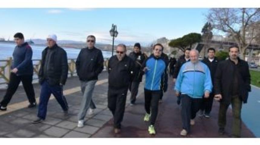 Başkan Albayrak Gazetecilerle Y&uuml;r&uuml;d&uuml;