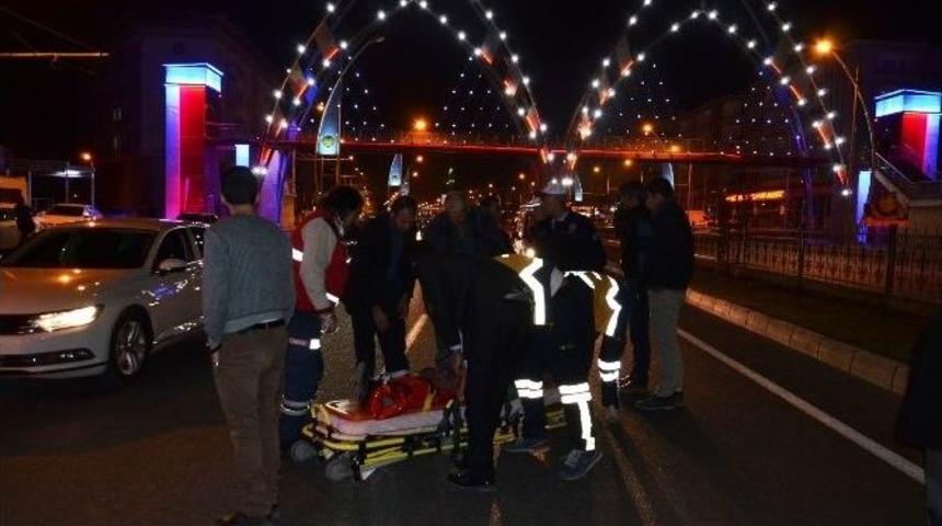 &Ccedil;evreyolundaki Kazada: 1 Kişi Yaralandı