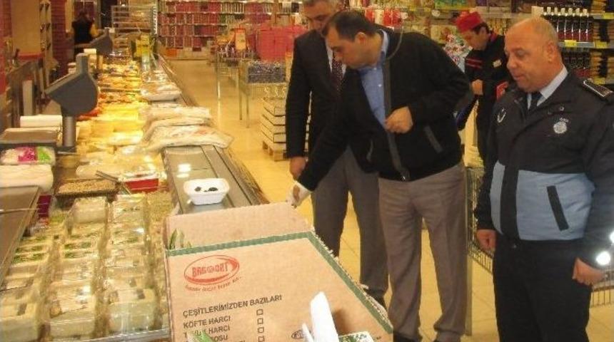 Canik Zabıtasından Etiket Kontrol&uuml;