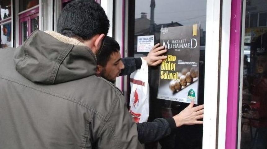 Ağrı&rsquo;da Peygamber Sevdalılarından Salavat Seferberliği