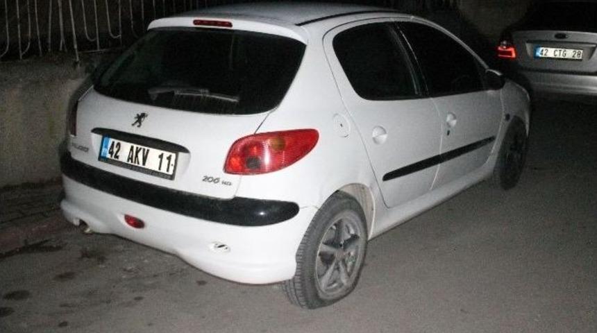 Konya&rsquo;da 10 Aracın Lastikleri Kesildi
