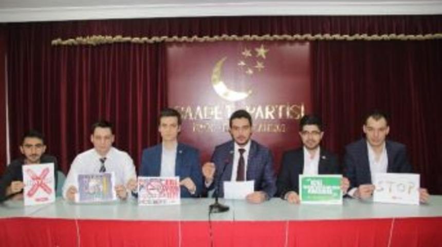 Saadet Partili Gen&ccedil;ler, Yeşilay Haftası Nedeniyle Bildiri Yayınladı