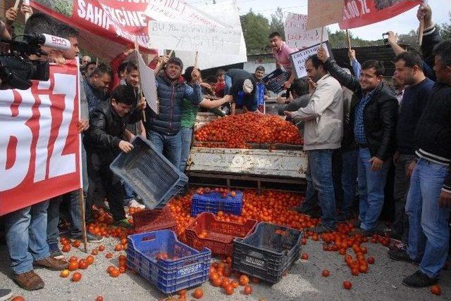 &Uuml;reticilerin &rsquo;kırmızı&rsquo; Eylemi 1