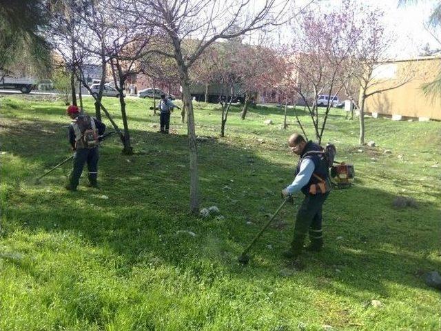 Yunusemre’deki Parklar Bakıma Alınıyor 1