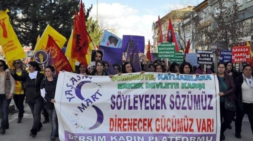 Tunceli&rsquo;de 8 Mart Kutlaması