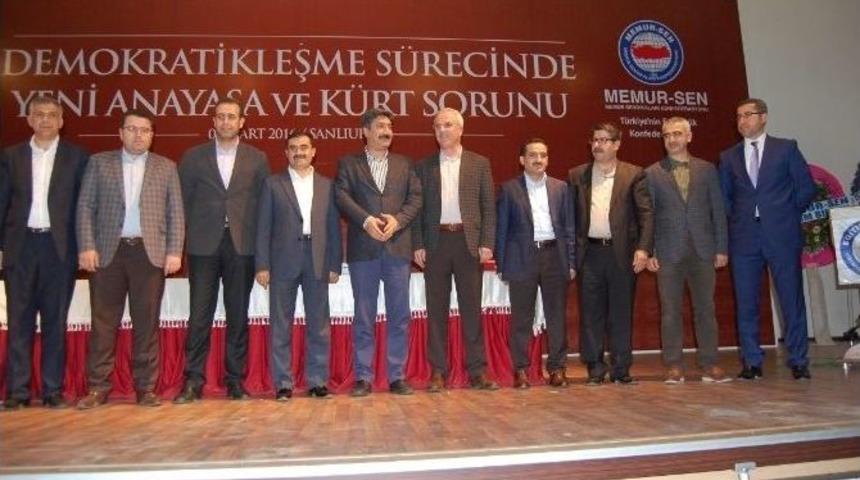 Şanlıurfa&rsquo;da Yeni Anayasa Ve K&uuml;rt Sorunu Ele Alındı