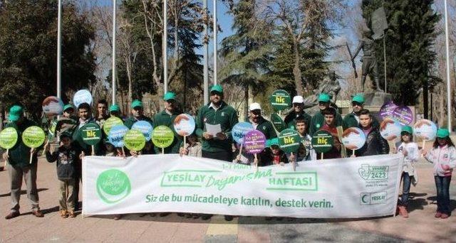 Yeşilay’dan Destek Çağrısı 1
