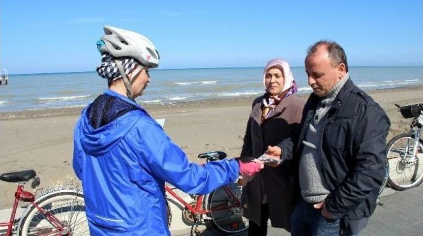 Kadınlara Şiddeti Protesto İ&ccedil;in Pedal &Ccedil;evirdiler