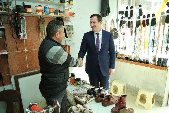 Başkan Tok İlyask&ouml;y Esnafıyla Buluştu 1