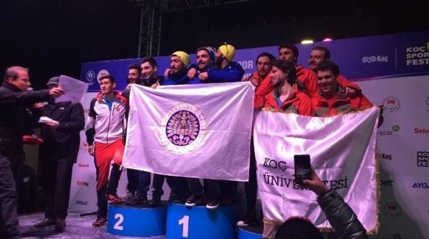Atat&uuml;rk &Uuml;niversitesi Erkek Takımı, Kayak Alp Disiplini Snowboard T&uuml;rkiye Şampiyonu Oldu