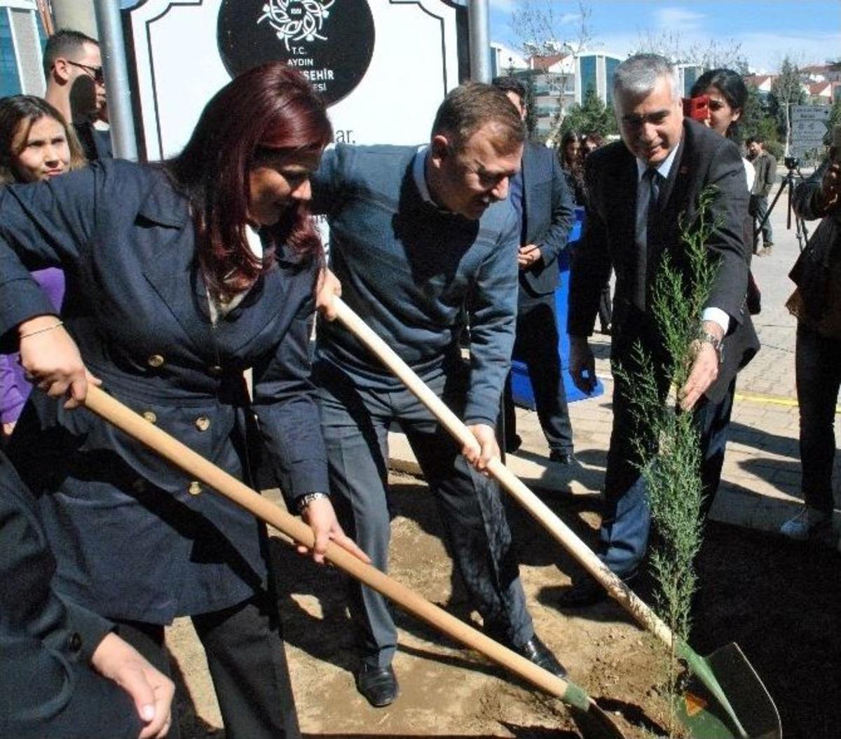 Bayan Başkan, Şiddet Kurbanı Kadınlar İ&ccedil;in 300 Fidanı Toprakla Buluşturdu